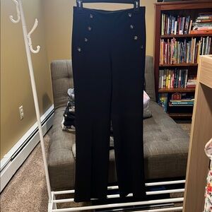 Women's Black High-Waisted Pants